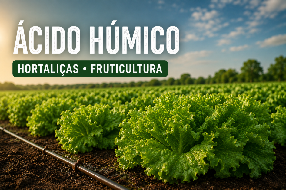 ÁCIDO HÚMICO EM HORTALIÇAS E FRUTICULTURA: BENEFÍCIOS E FORMAS DE USO
